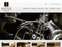 Tablet Screenshot of hutter.co.at